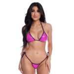 Midnight Ballerina 2pc Set w/ Side-Tie Bottoms - O/S