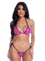 Midnight Ballerina 2pc Set w/ Side-Tie Bottoms - O/S