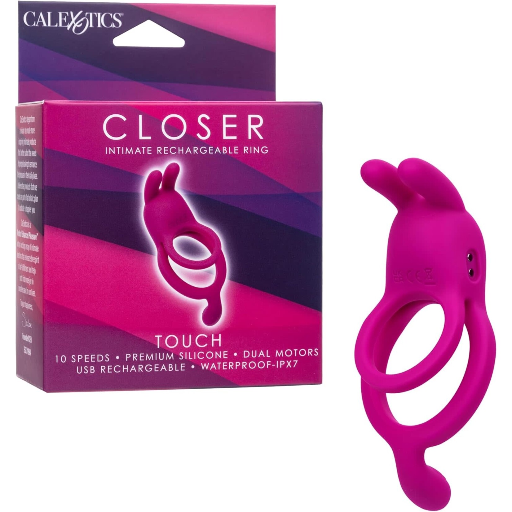 Calexotics Closer Intimate Rechargeable Ring Touch