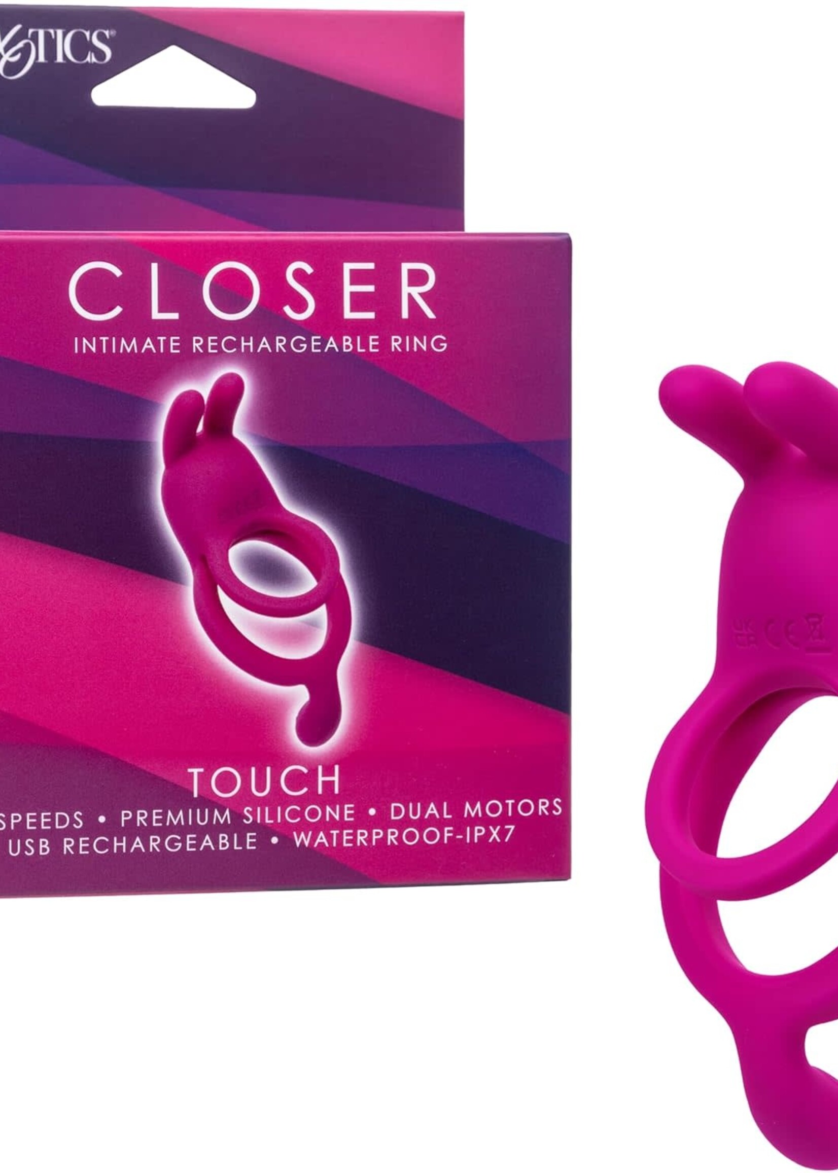 Calexotics Closer Intimate Rechargeable Ring Touch