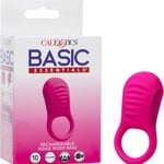 Calexotics Basic Essentials Rechargeable Ridge Rider Ring - Pink