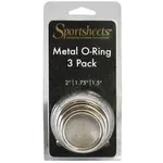 Sportsheets Seamless Metal O Ring 3 Pack