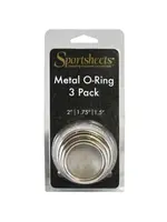 Sportsheets Seamless Metal O Ring 3 Pack
