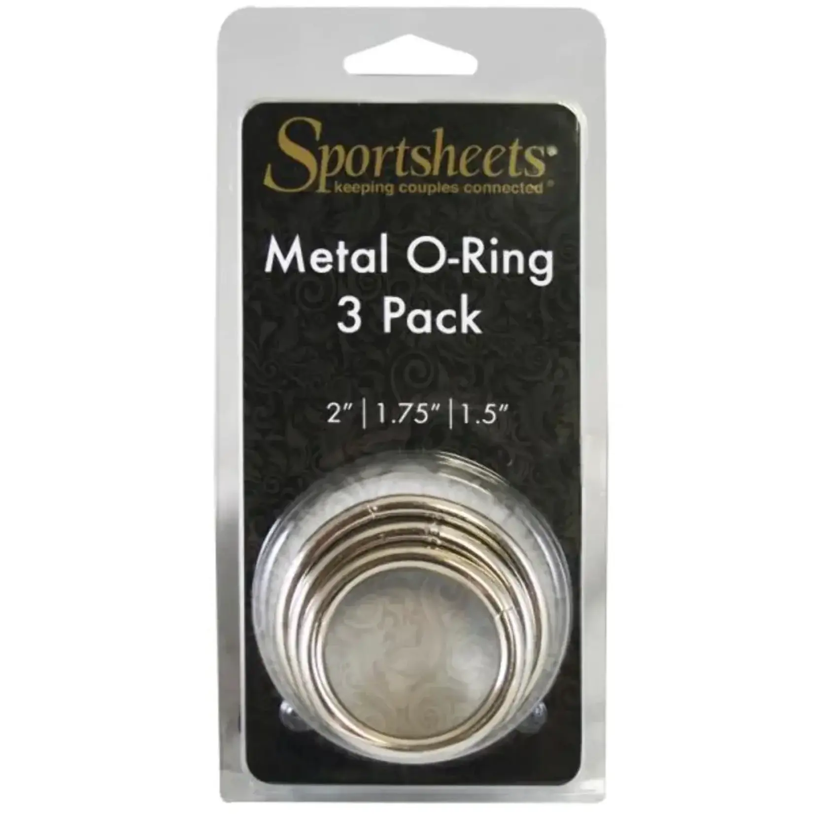 Sportsheets Seamless Metal O Ring 3 Pack