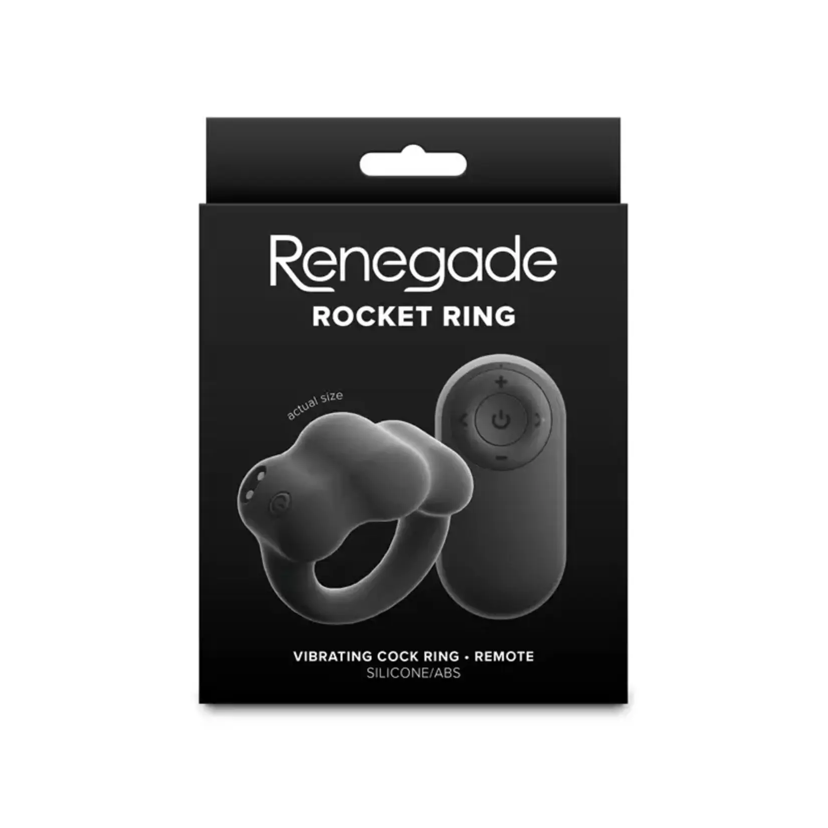 NS Novelties Renegade Rocket Ring Black