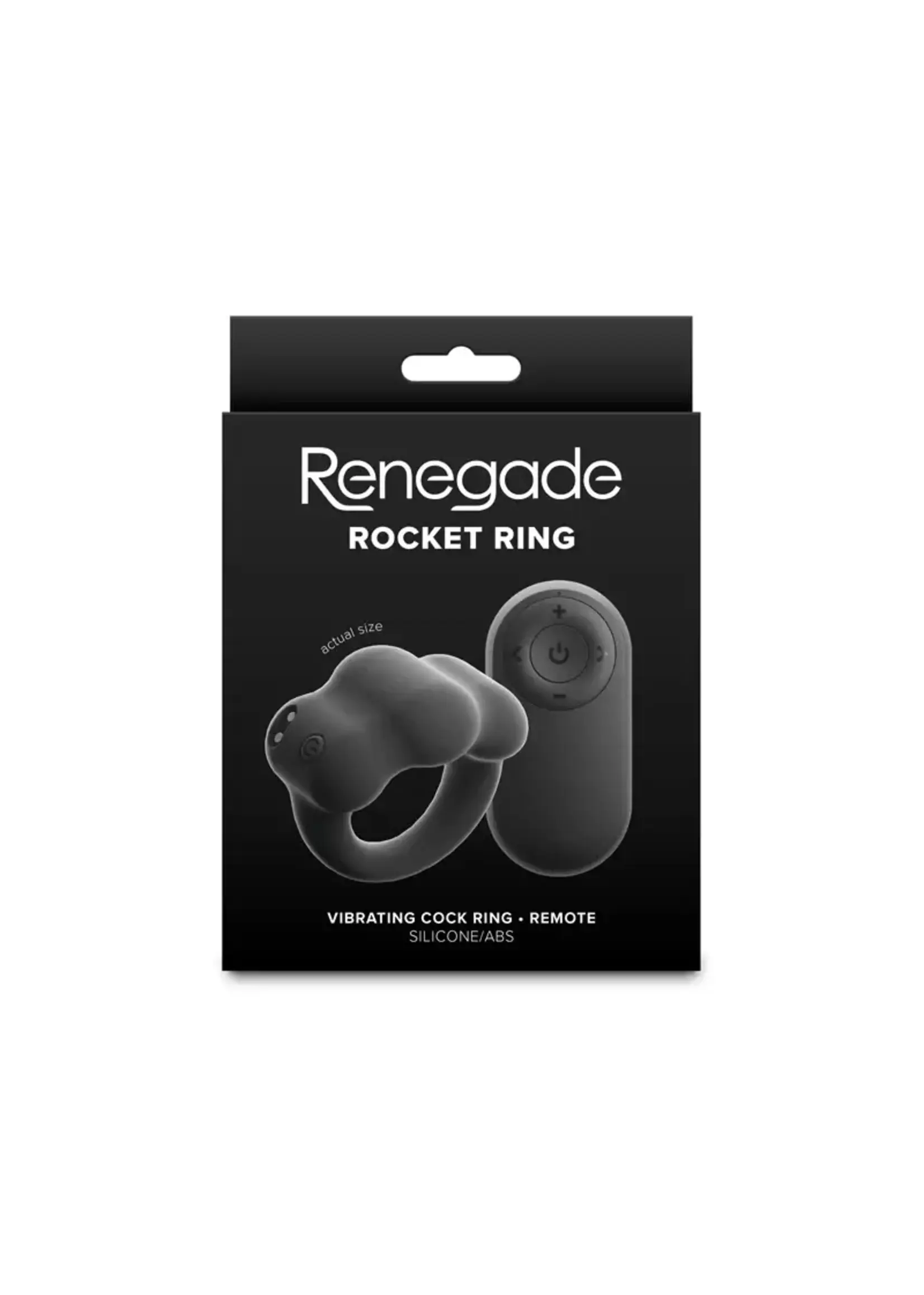 NS Novelties Renegade Rocket Ring Black