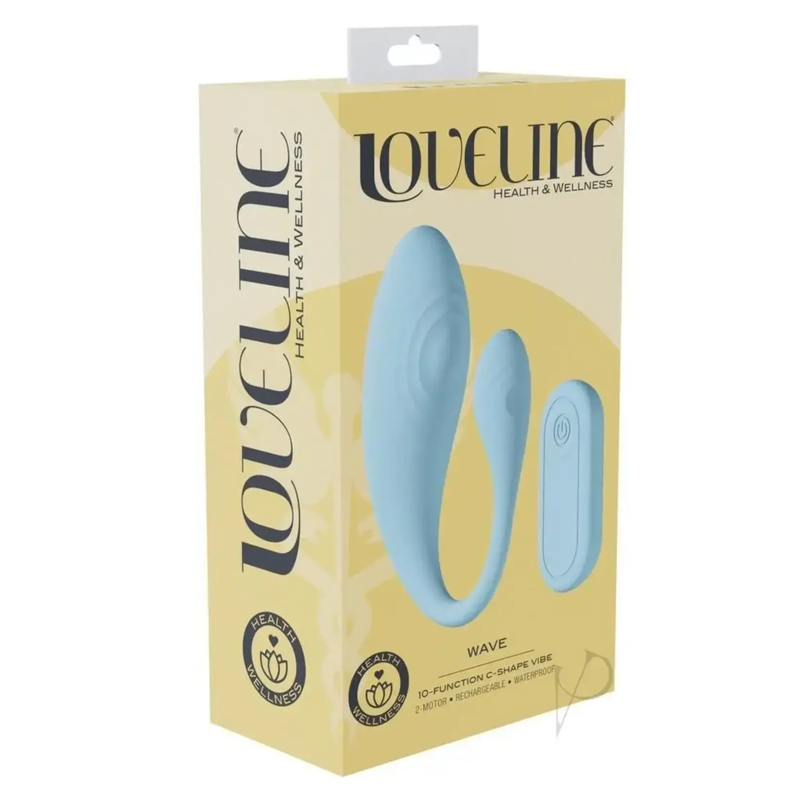 Shots Loveline Loveline Wave C-Shape Vibe W/ Remote