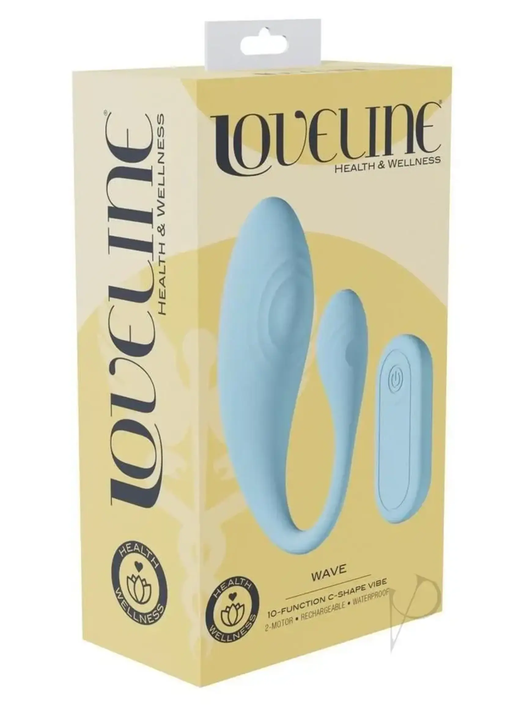 Shots Loveline Loveline Wave C-Shape Vibe W/ Remote