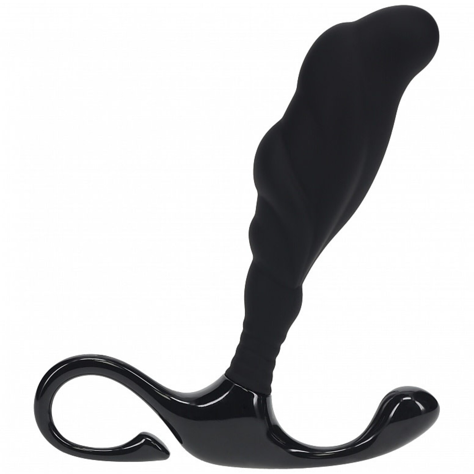 Shots Levelz Levelz Rippled With Hard Loop Silicone Prostate Massager