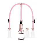 Shots Pumped Pumped Clitoral & Nipple Pump Set Large Rose Gold