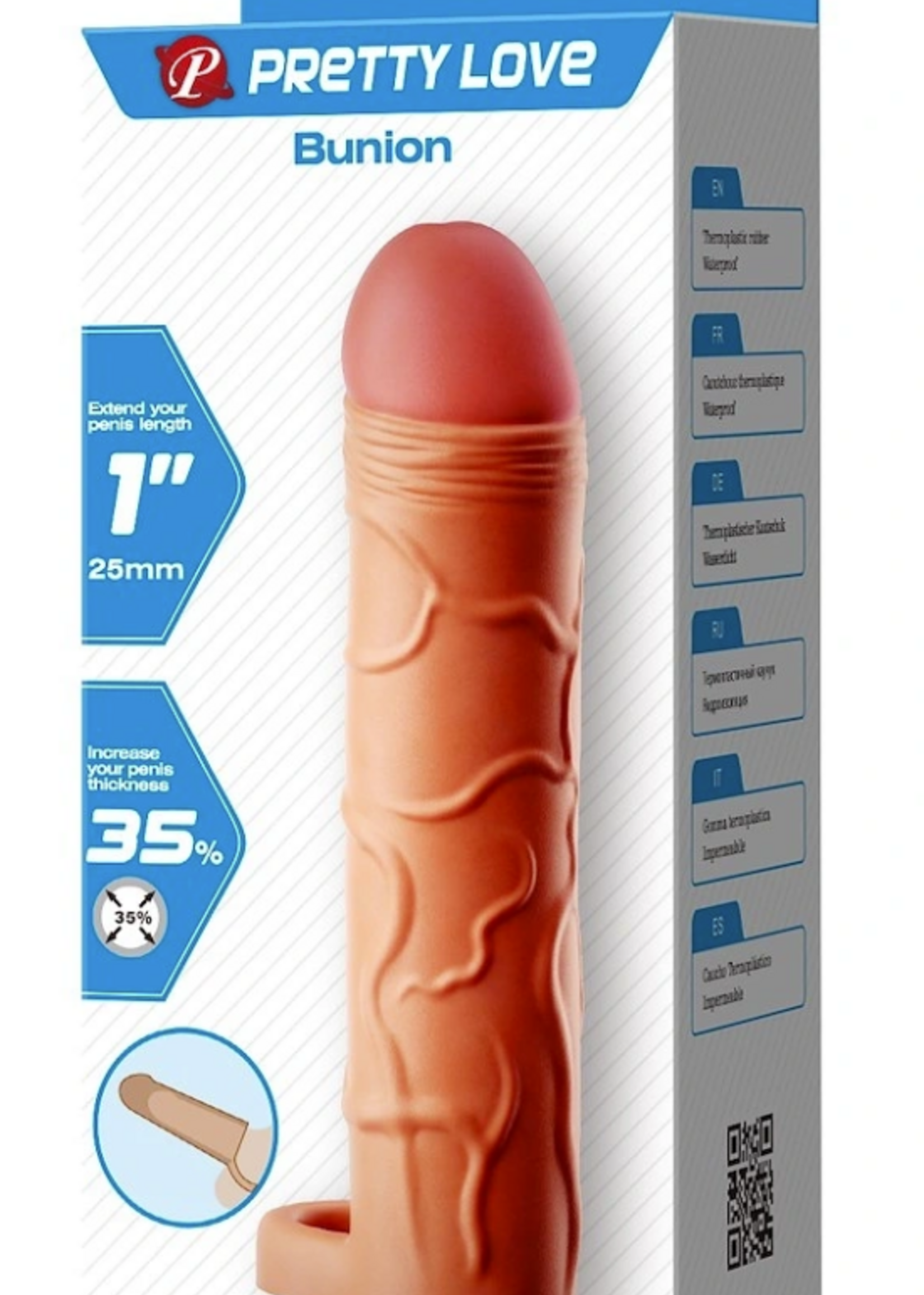 Pretty Love Bunion Extended Penis Sleeve - Light