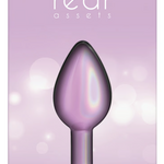 nsnovelties Rear Assets Anal Plug - Small - Iridescent Pink