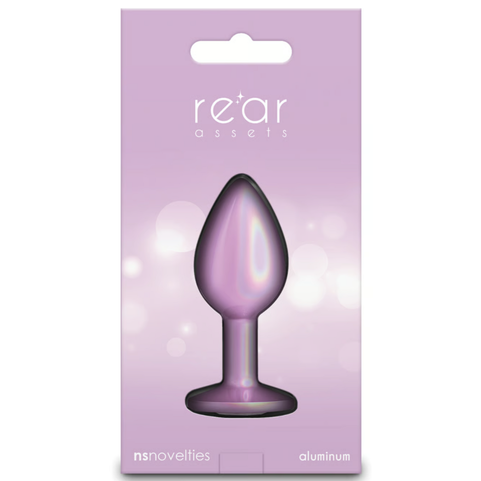 nsnovelties Rear Assets Anal Plug - Small - Iridescent Pink