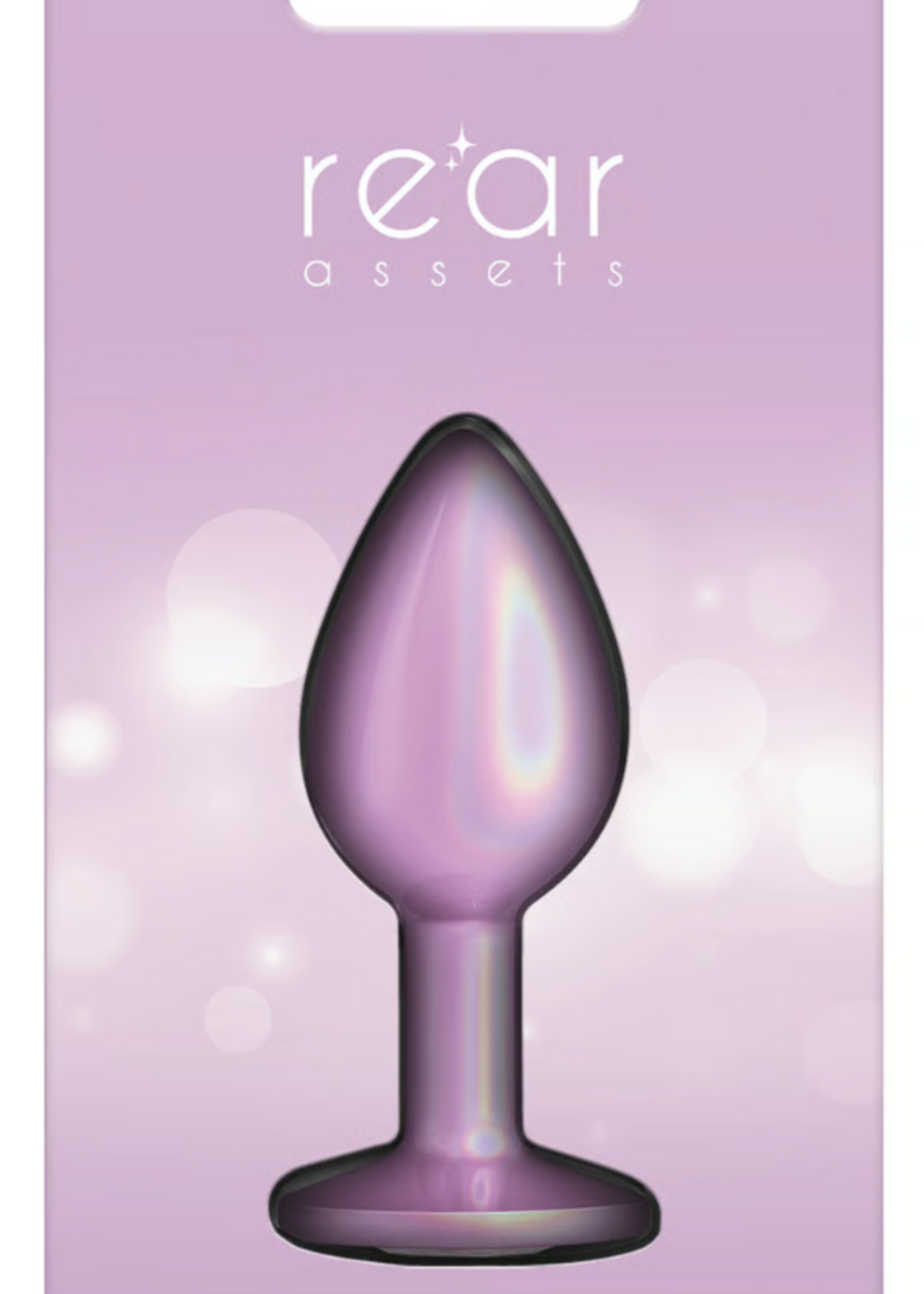 nsnovelties Rear Assets Anal Plug - Small - Iridescent Pink