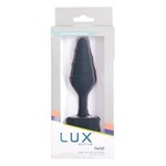 BMS Factory Lux Active Twist Rechargeable Silicone Anal Plug - Large - Blue