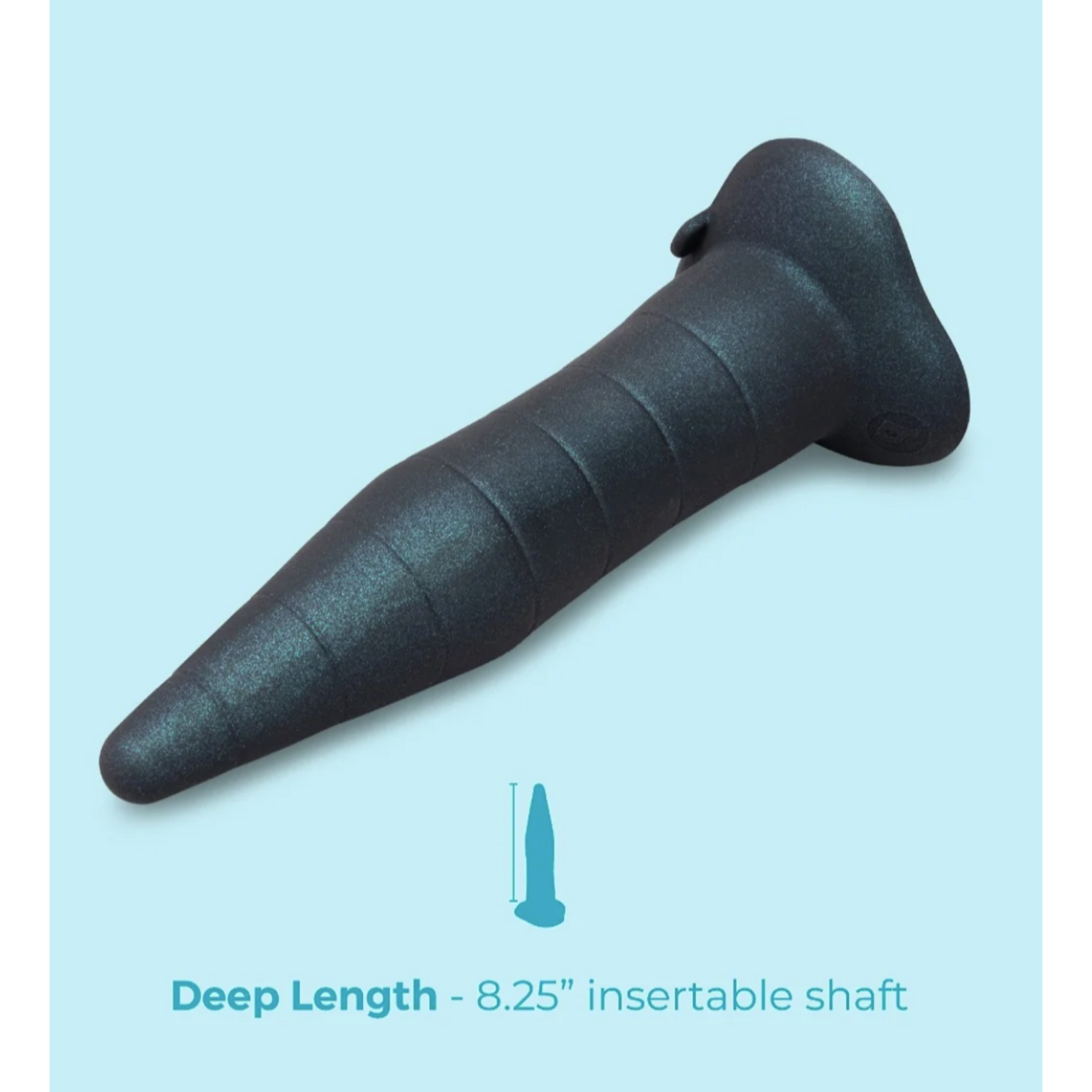 B-Vibe B-Vibe Fisting Anal Training Silicone Anal Probe - Black