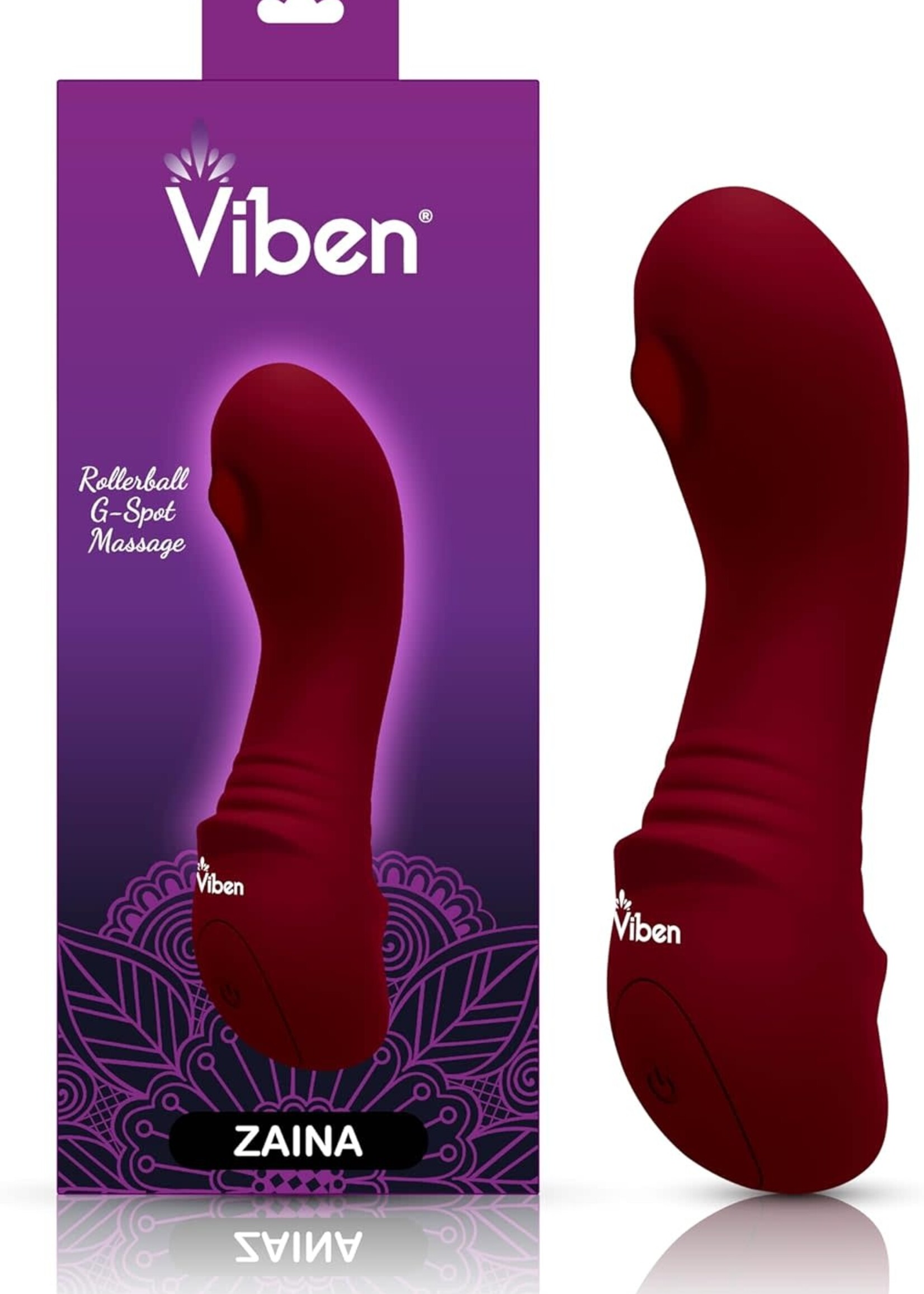 Viben Zaina - Ruby - Intense Mini G-Spot Vibe With Rollerball Massage