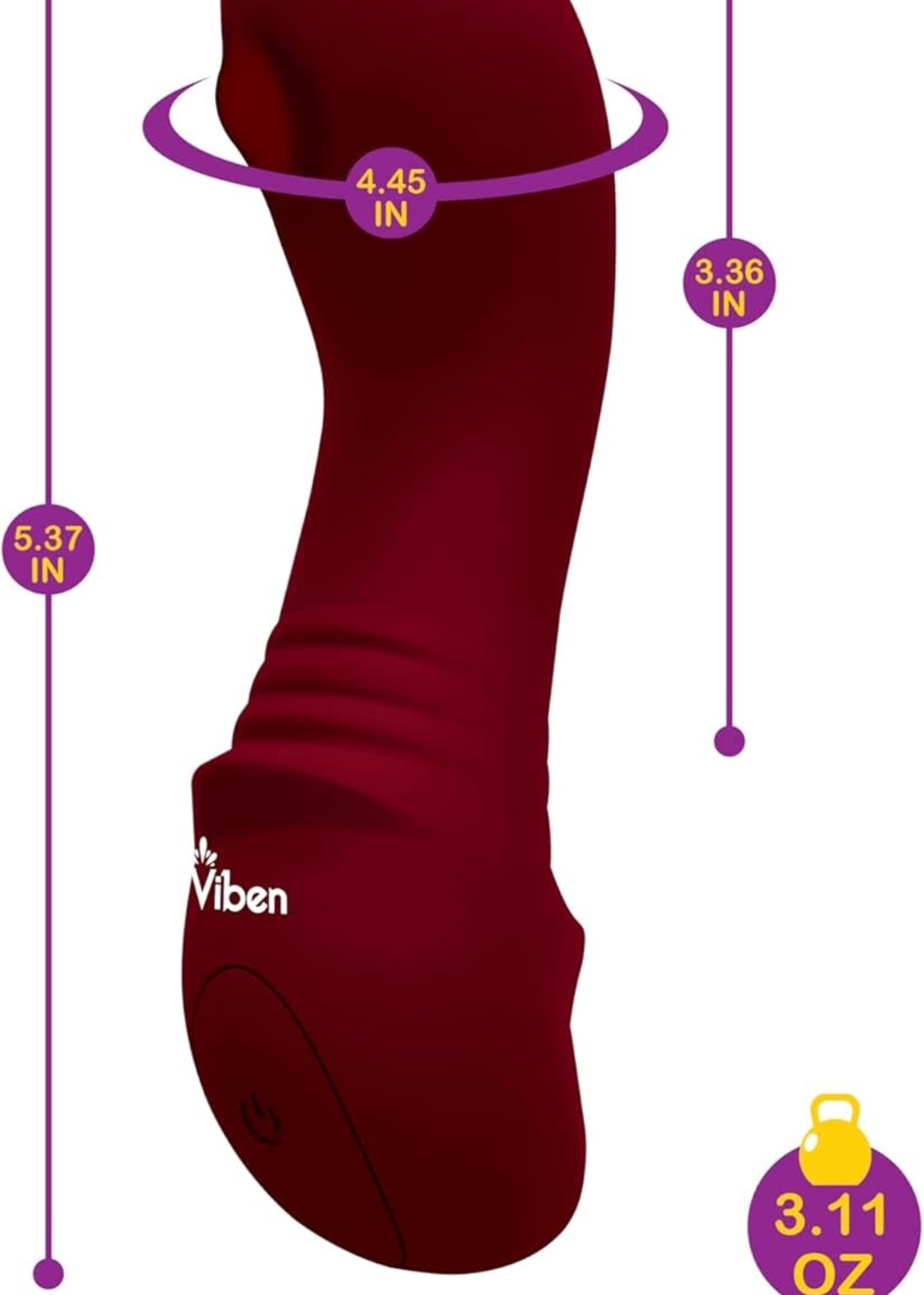 Viben Zaina - Ruby - Intense Mini G-Spot Vibe With Rollerball Massage