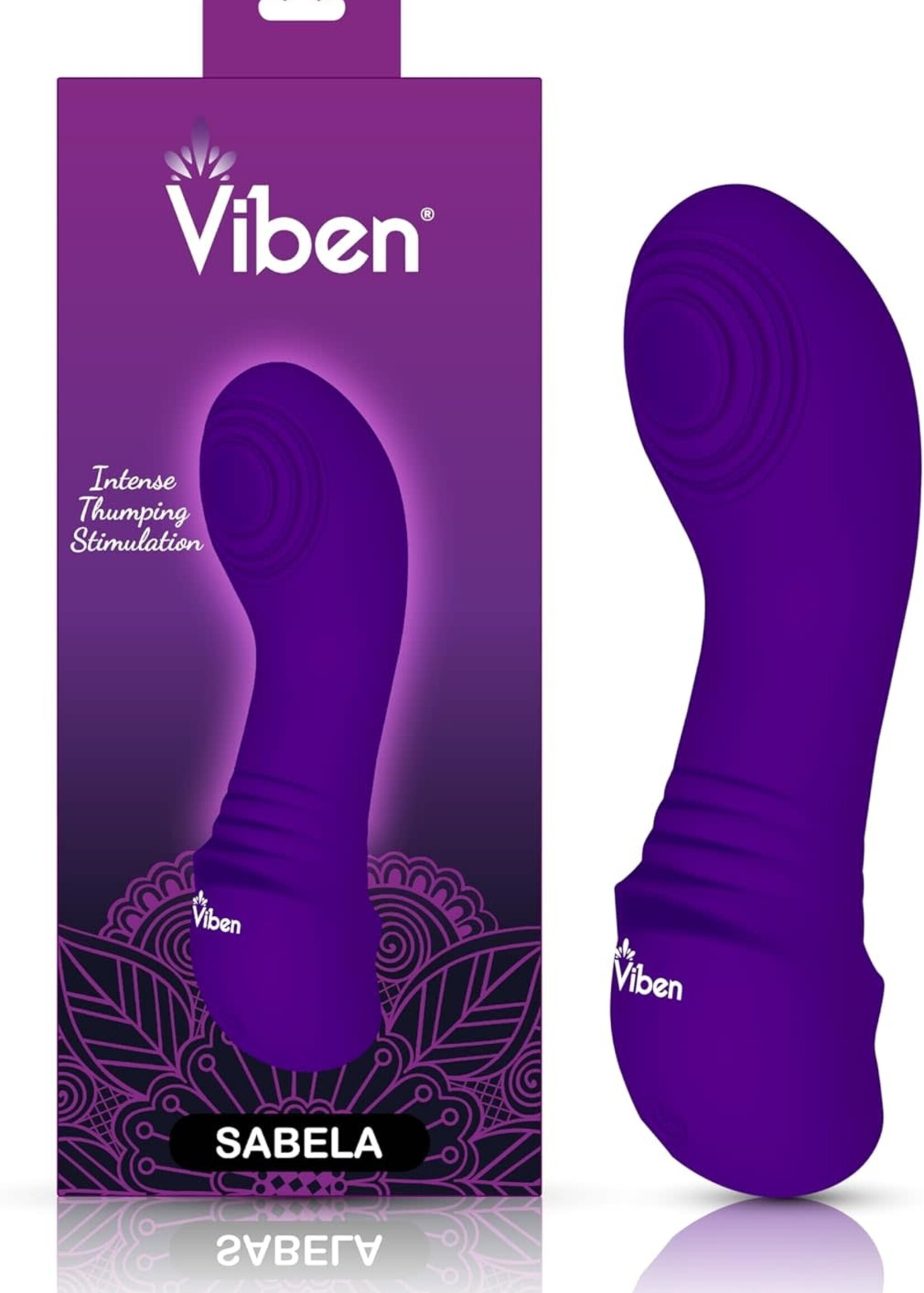 Viben Sabela - Violet - Intense Mini G-Spot Vibe With Thumping Pad