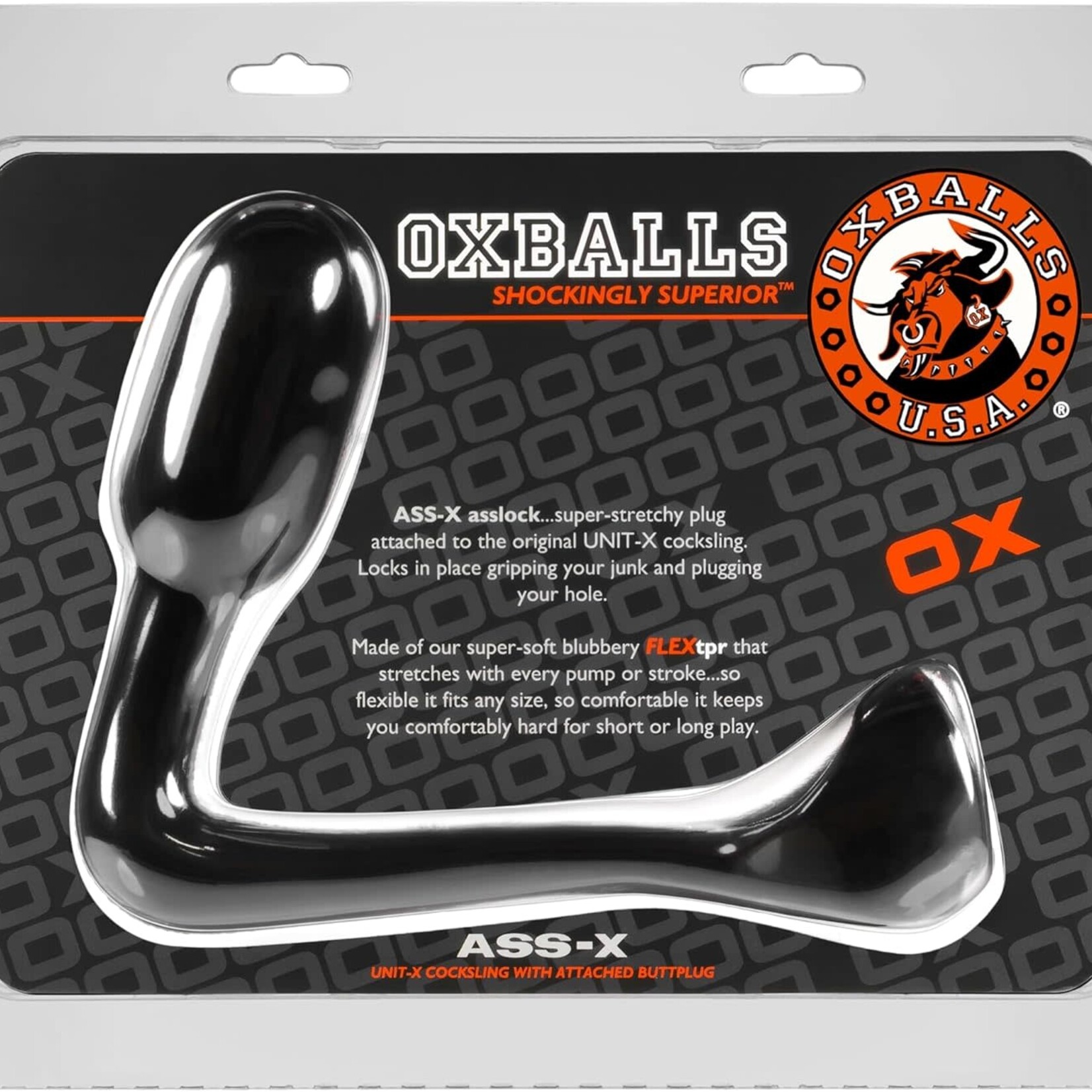 Oxballs Ass-X Ass-Lock - Black