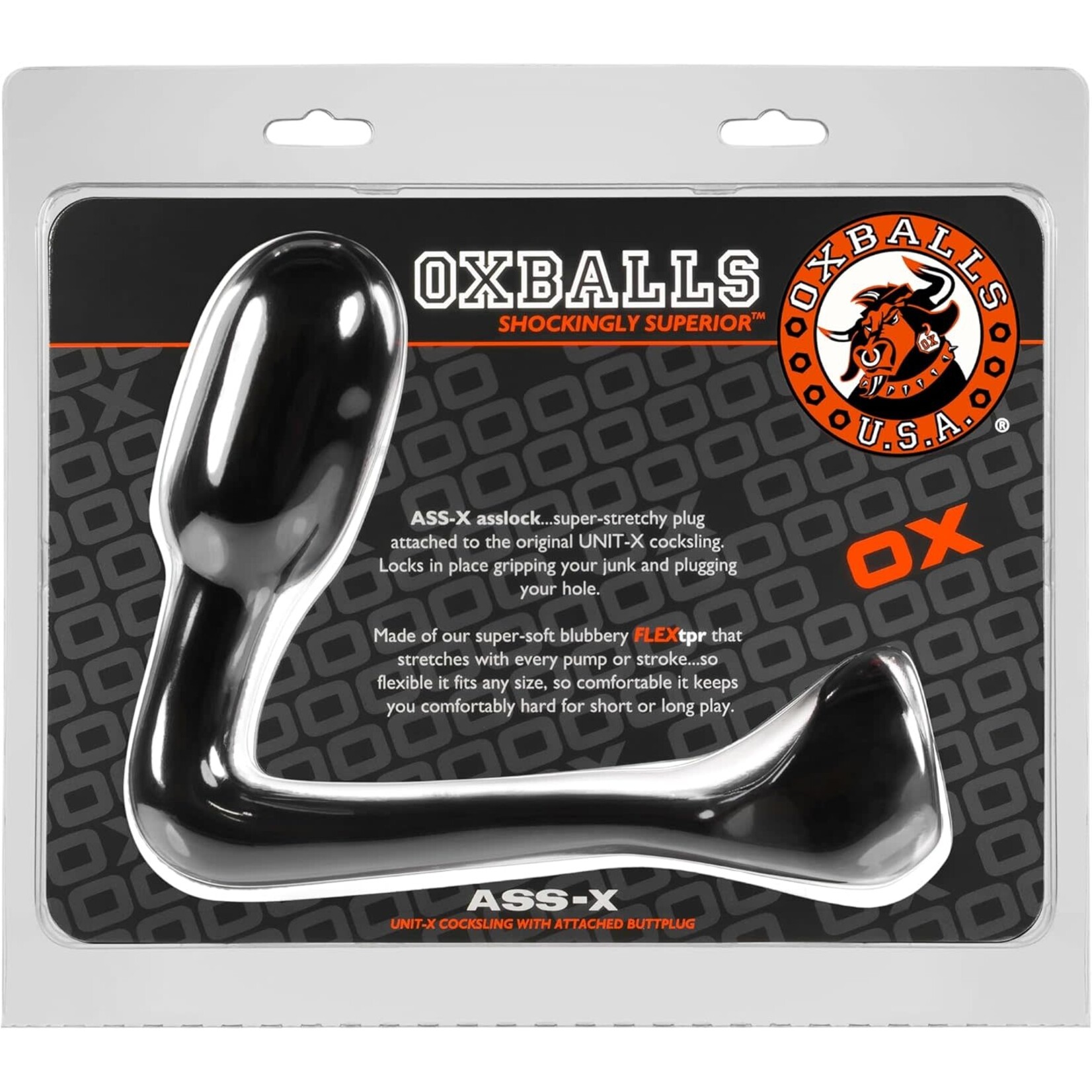 Oxballs Ass-X Ass-Lock - Black