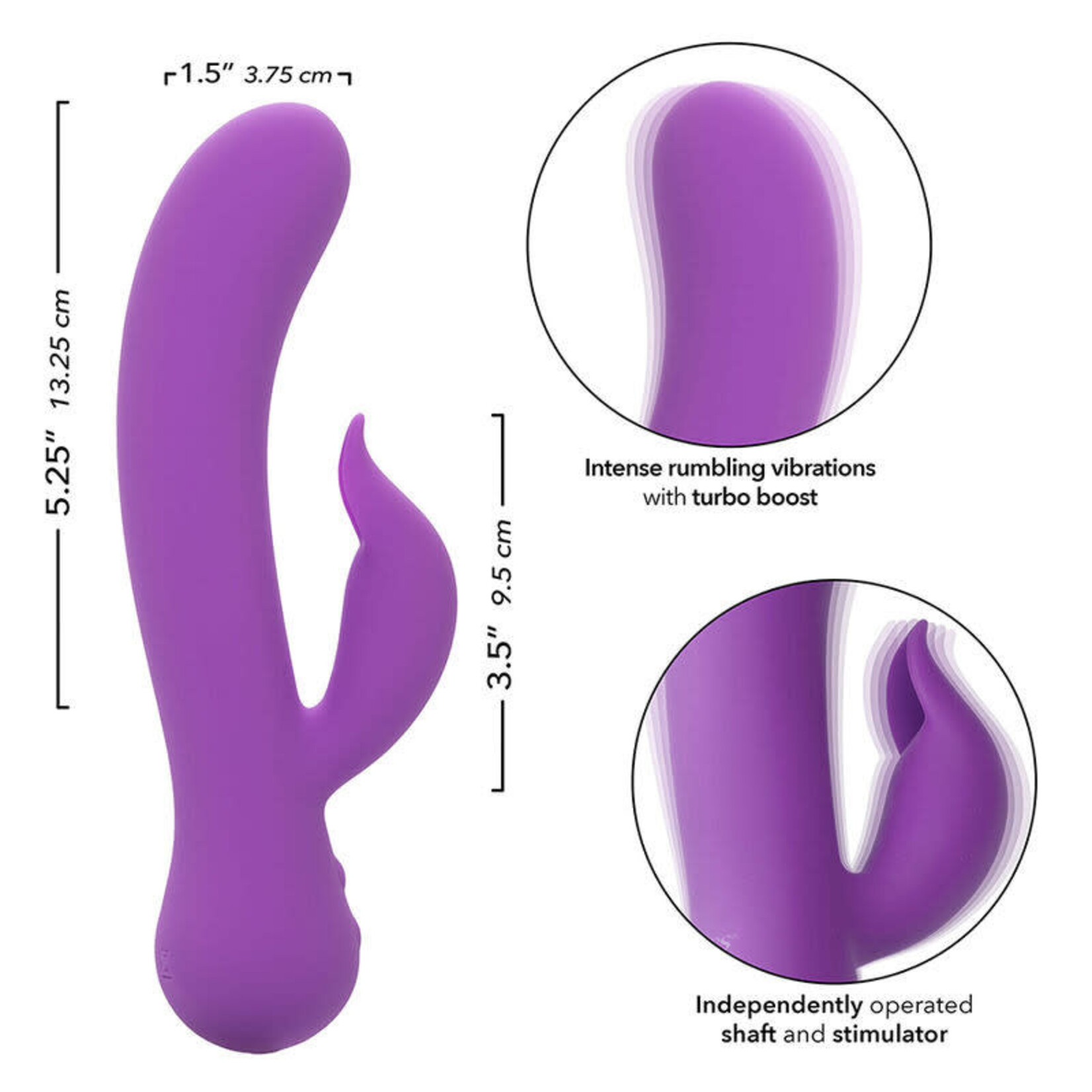 Calexotics First Time Rechargeable Pleaser - Purple