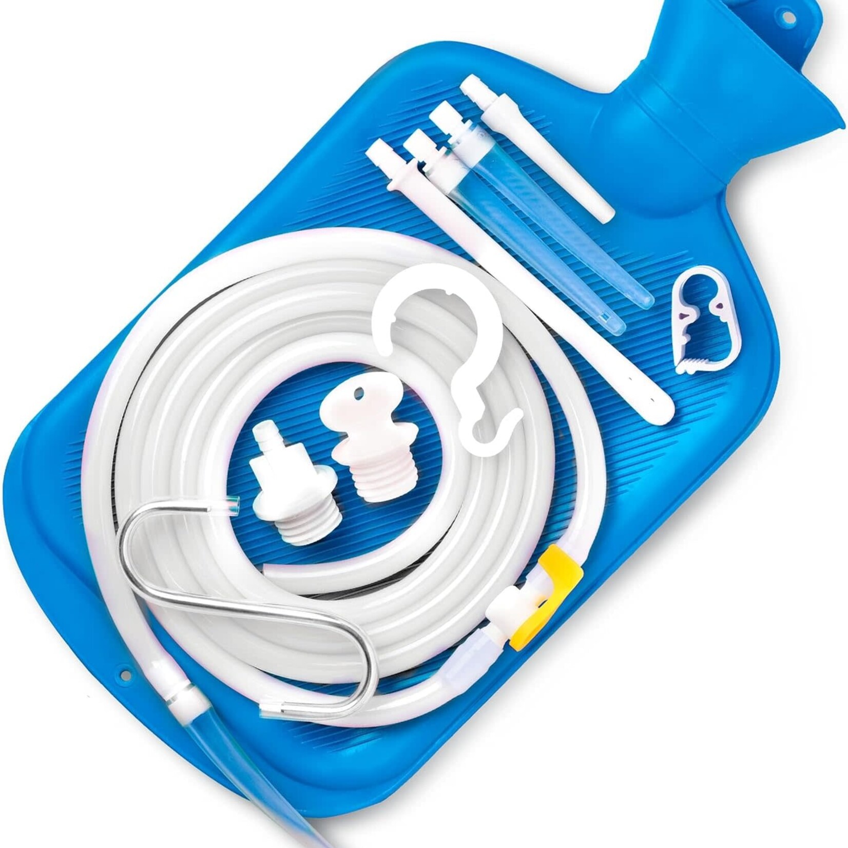 XR Brands Clean Stream Deluxe Shower Enema Kit - Blue