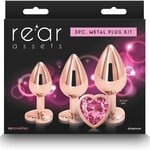 nsnovelties Rear Assets Trainer Kit Rose Gold Pink Heart