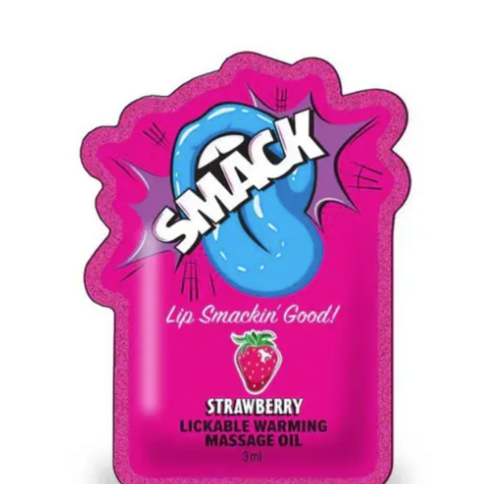 Little Genie SMACK Warming Lickable Massage Oil 3ML Pouch