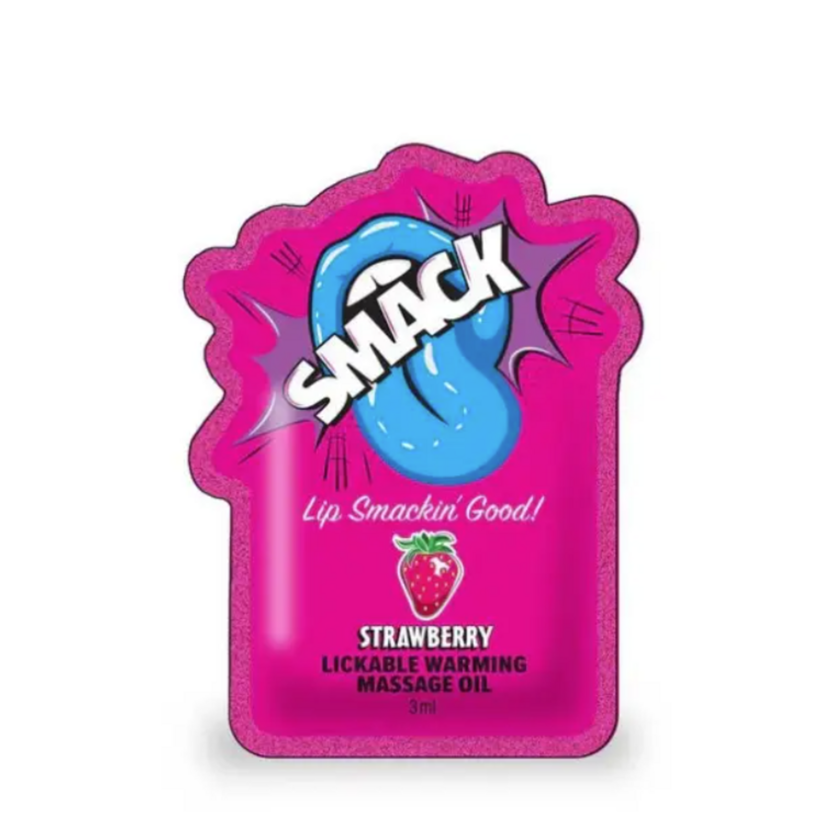 Little Genie SMACK Warming Lickable Massage Oil 3ML Pouch