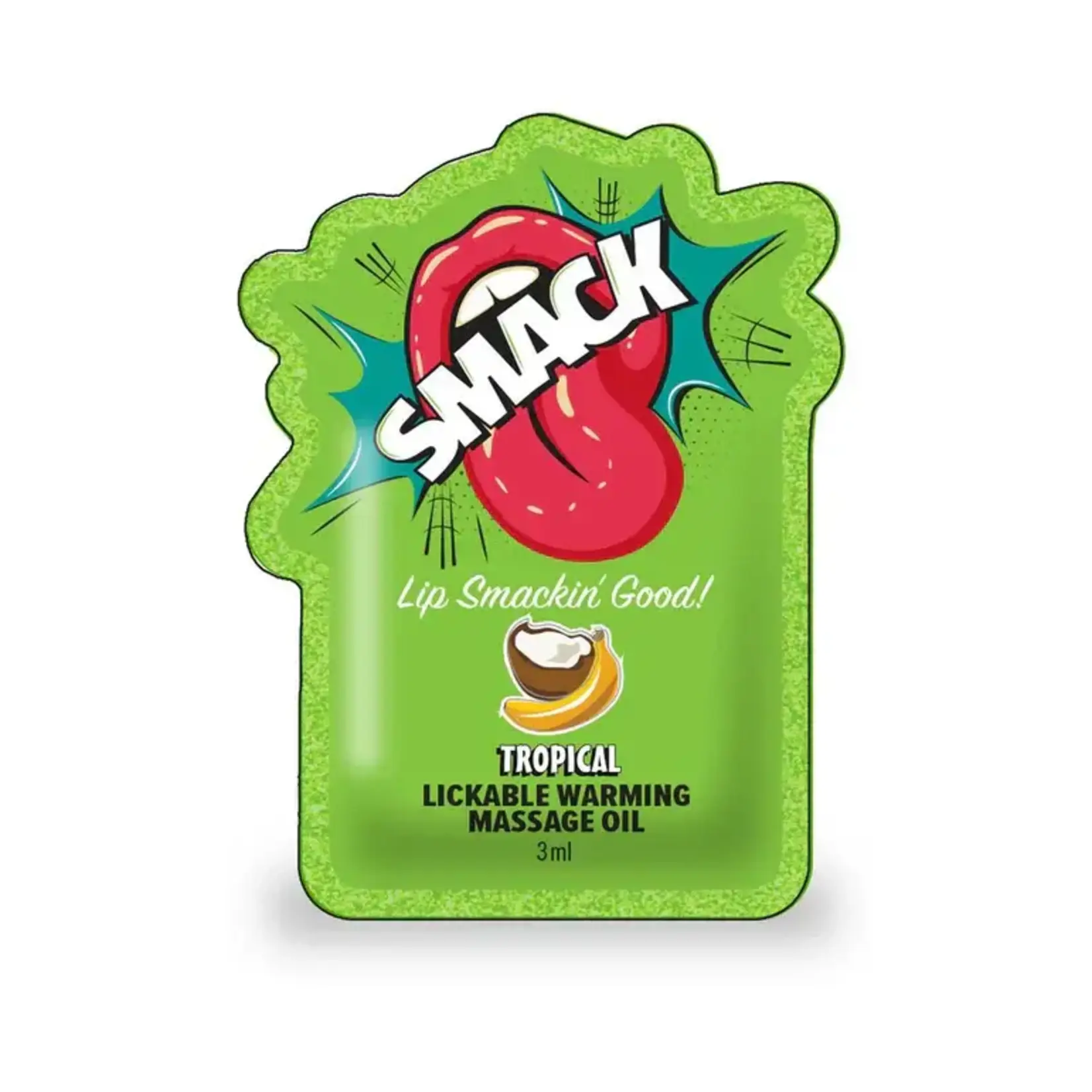 Little Genie SMACK Warming Lickable Massage Oil 3ML Pouch