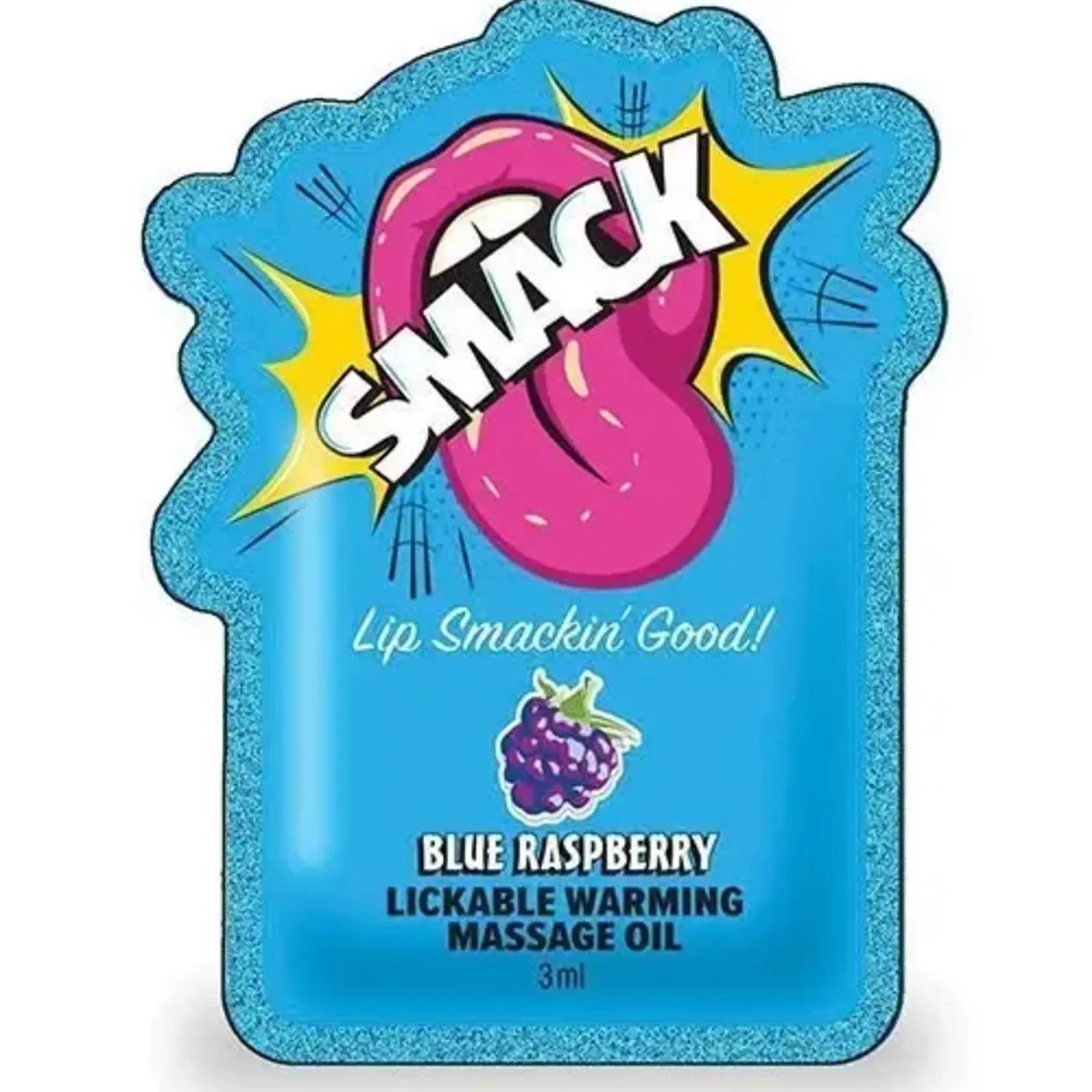Little Genie SMACK Warming Lickable Massage Oil 3ML Pouch
