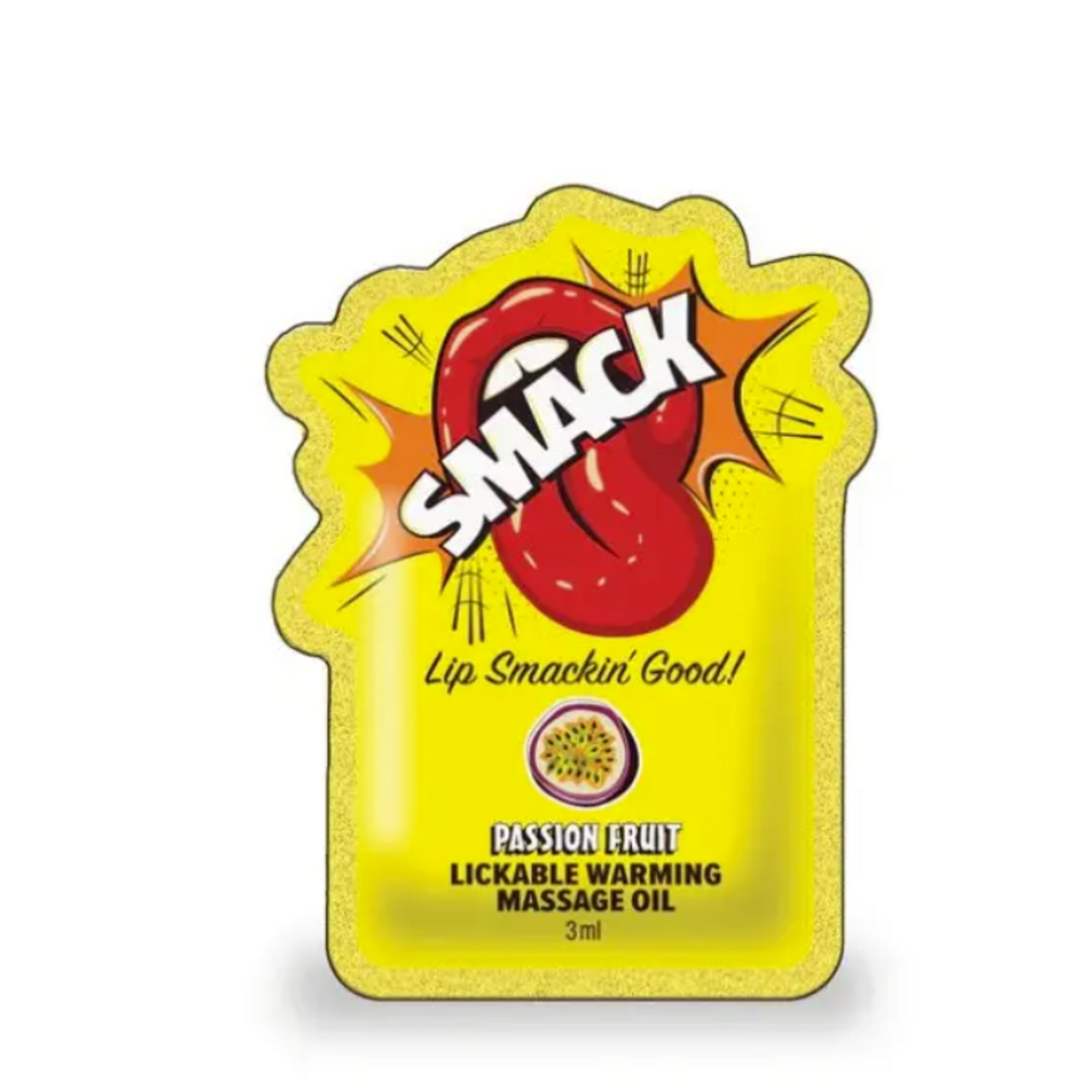 Little Genie SMACK Warming Lickable Massage Oil 3ML Pouch