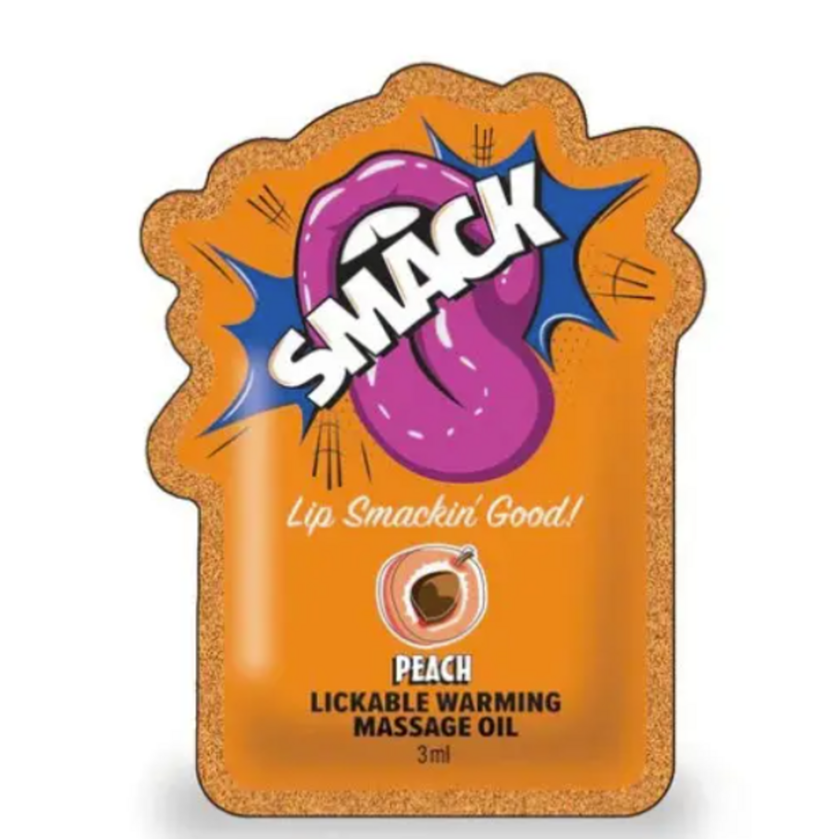 Little Genie SMACK Warming Lickable Massage Oil 3ML Pouch