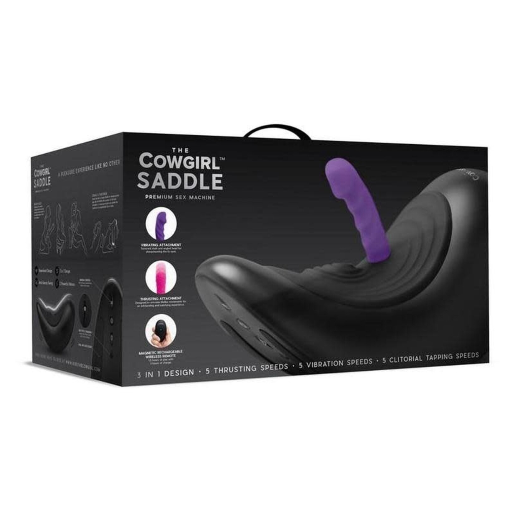Cowgirl Cowgirl Saddle Machine - Black