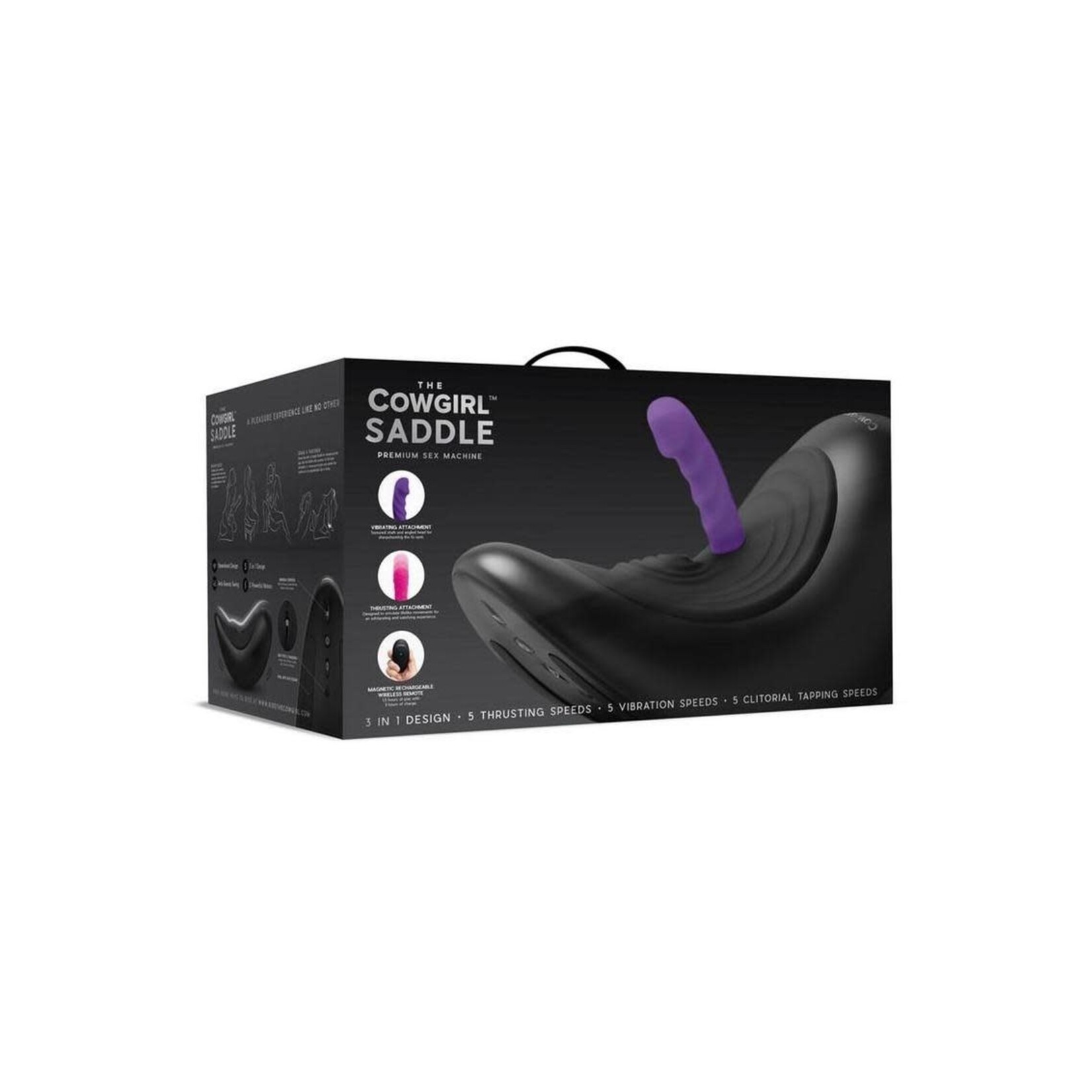 Cowgirl Cowgirl Saddle Machine - Black