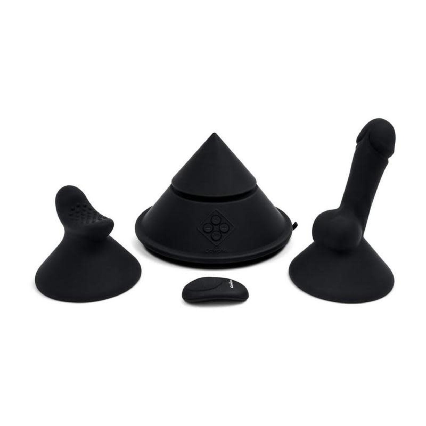 Cowgirl Cowgirl Cone Premium Sex Machine with App and Remote Control - Black
