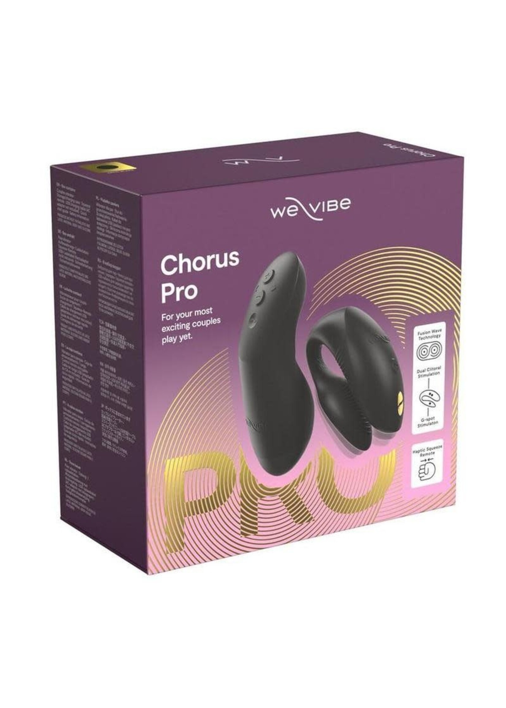 We-Vibe We-Vibe Chorus Pro Rechargeable Silicone Couples Vibrator with Remote Control