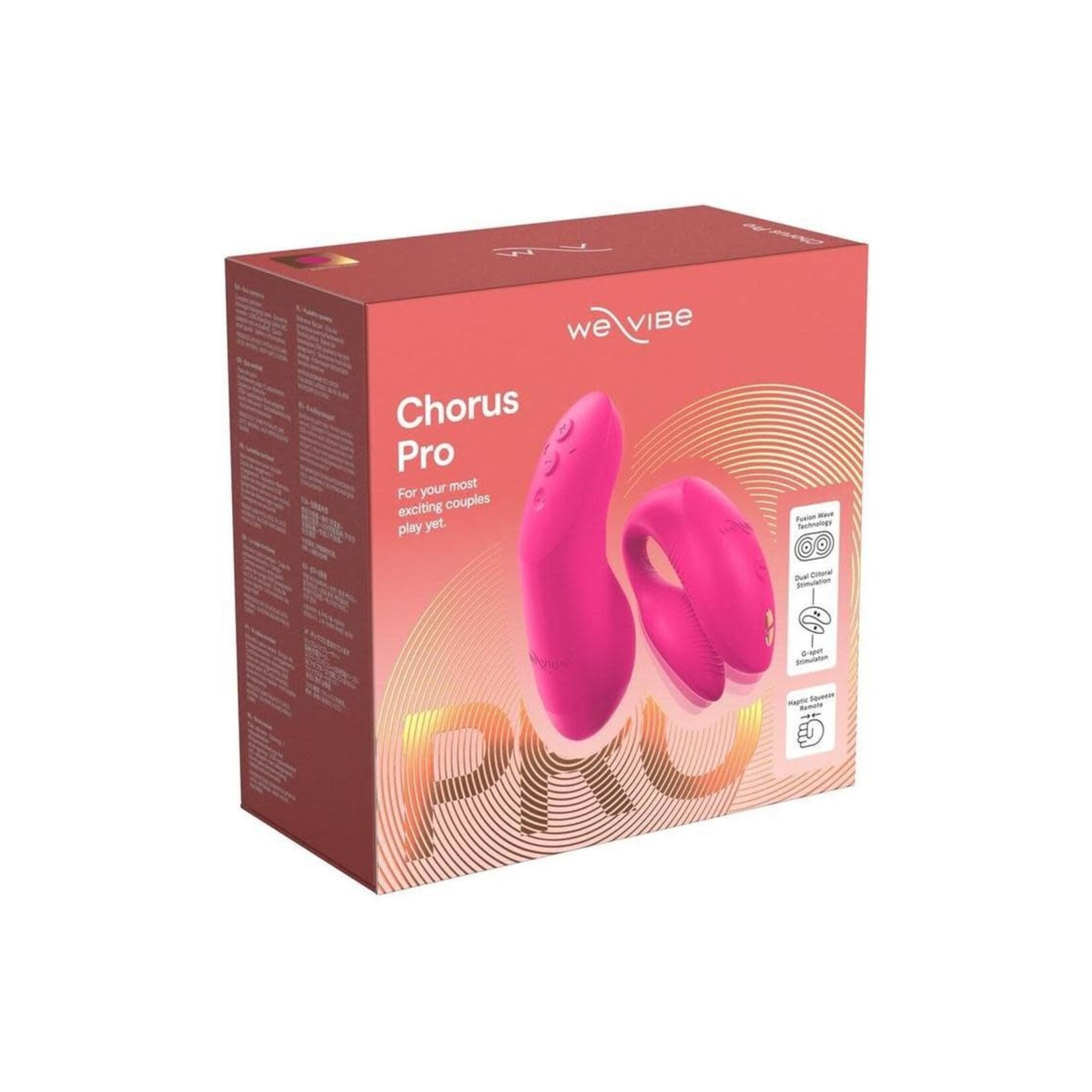 We-Vibe We-Vibe Chorus Pro Rechargeable Silicone Couples Vibrator with Remote Control