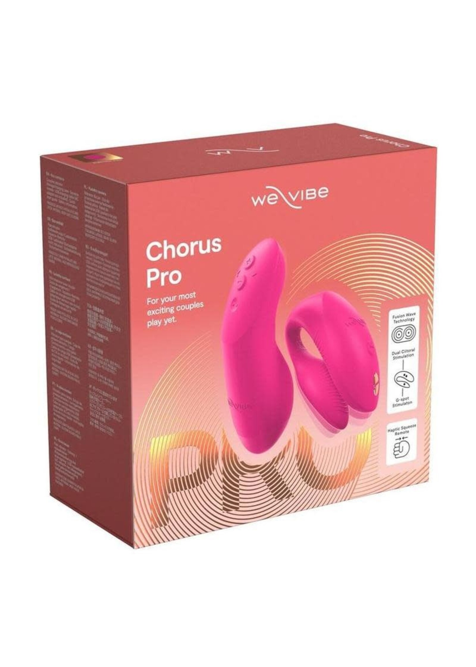 We-Vibe We-Vibe Chorus Pro Rechargeable Silicone Couples Vibrator with Remote Control