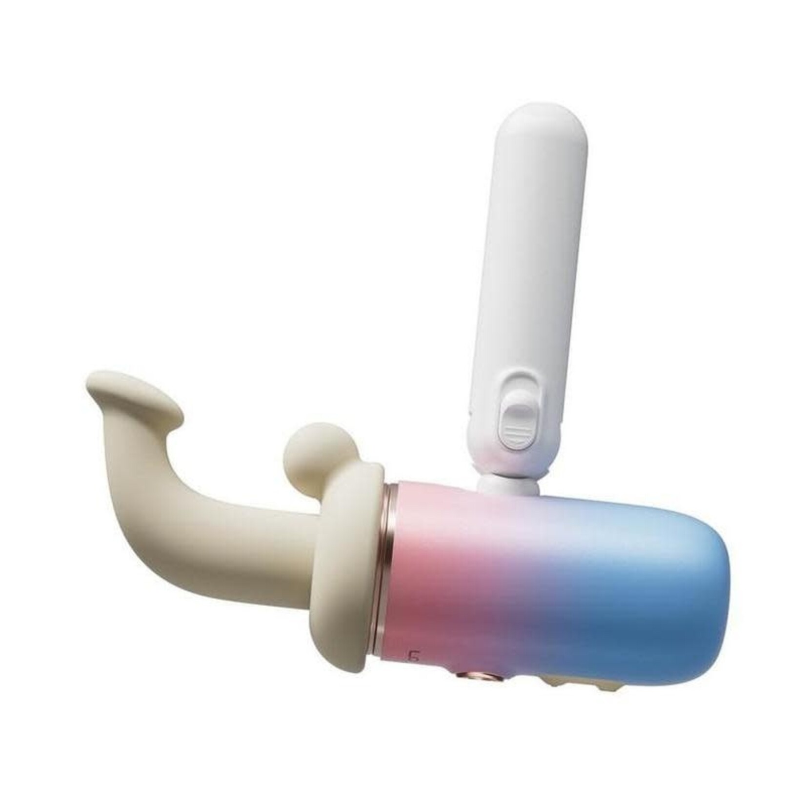 LOVENSE Lovense Spinel Massage Gun Dildo Thrusting Attachment & Heating Component - White/Pink