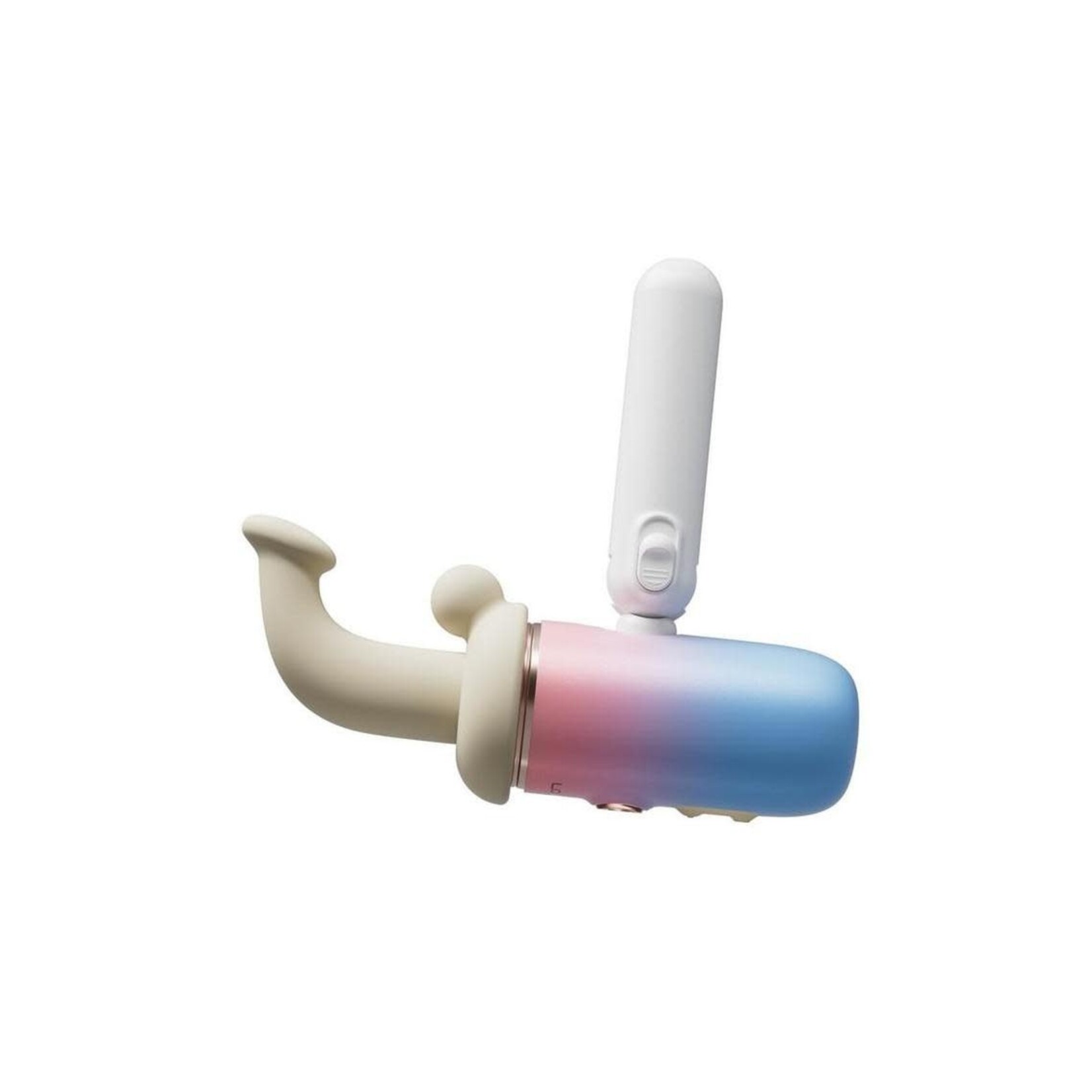 LOVENSE Lovense Spinel Massage Gun Dildo Thrusting Attachment & Heating Component - White/Pink