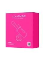 LOVENSE Lovense Spinel Massage Gun Dildo Thrusting Attachment & Heating Component - White/Pink