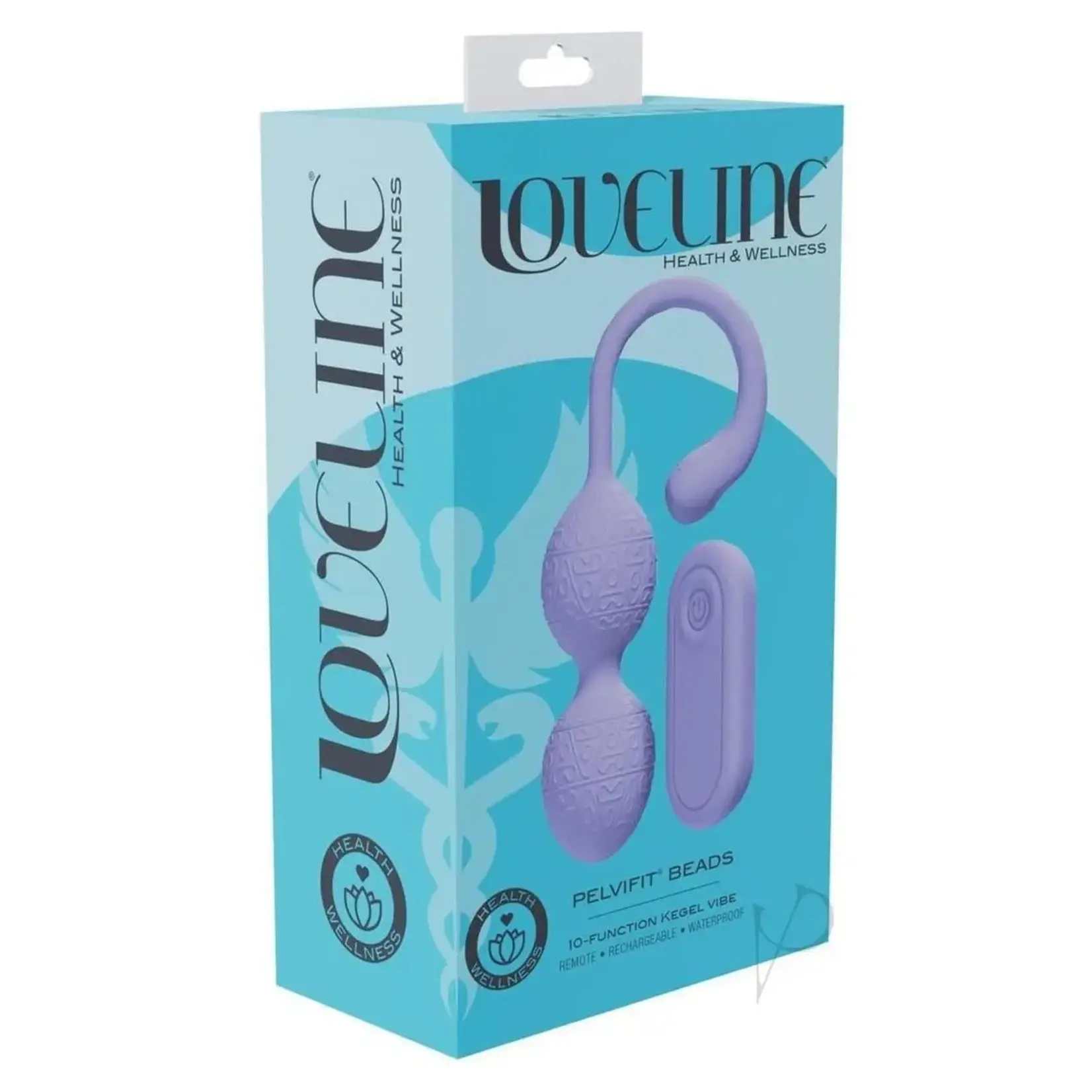 Shots Loveline Loveline PelviFit Beads 10 Function Vibrating Rechargeable Silicone Kegel Vibe with Remote Control