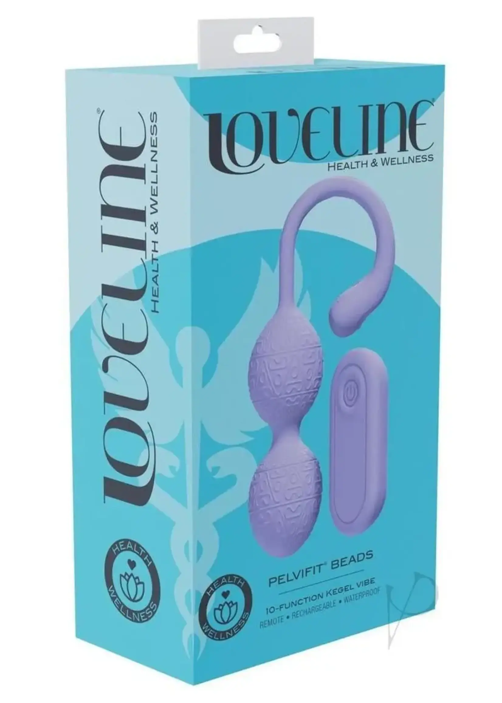 Shots Loveline Loveline PelviFit Beads 10 Function Vibrating Rechargeable Silicone Kegel Vibe with Remote Control