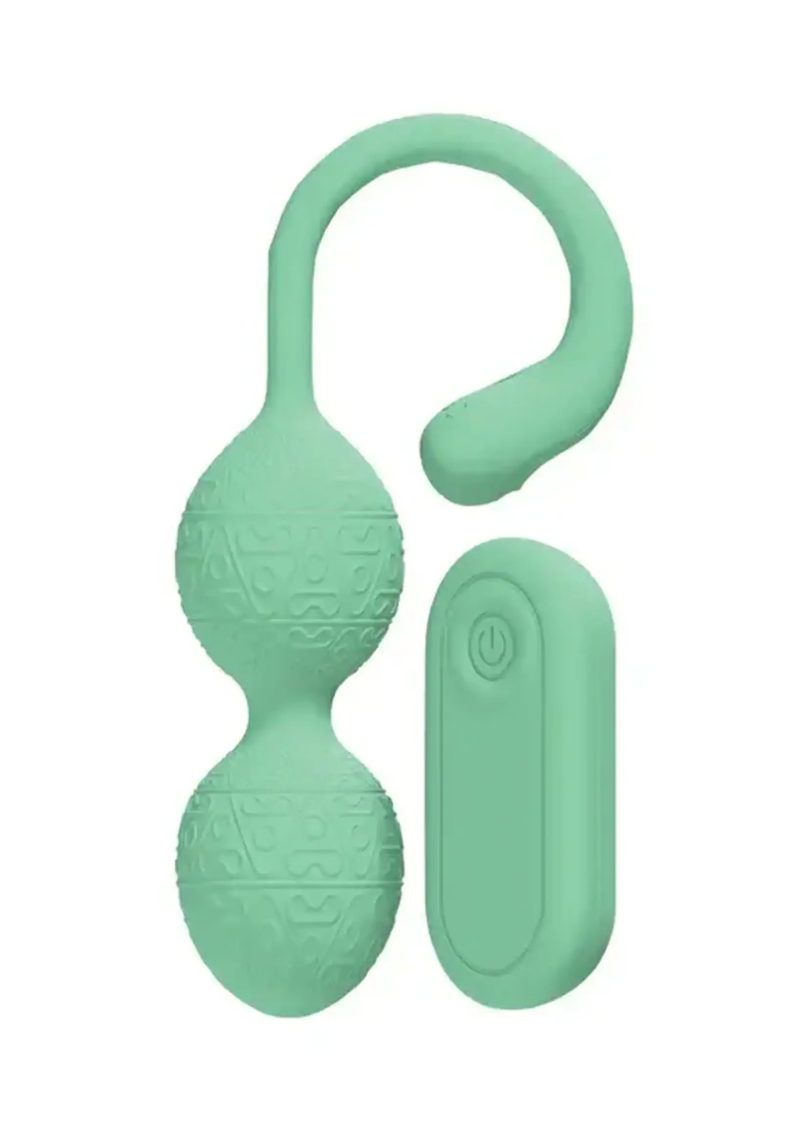 Shots Loveline Loveline PelviFit Beads 10 Function Vibrating Rechargeable Silicone Kegel Vibe with Remote Control
