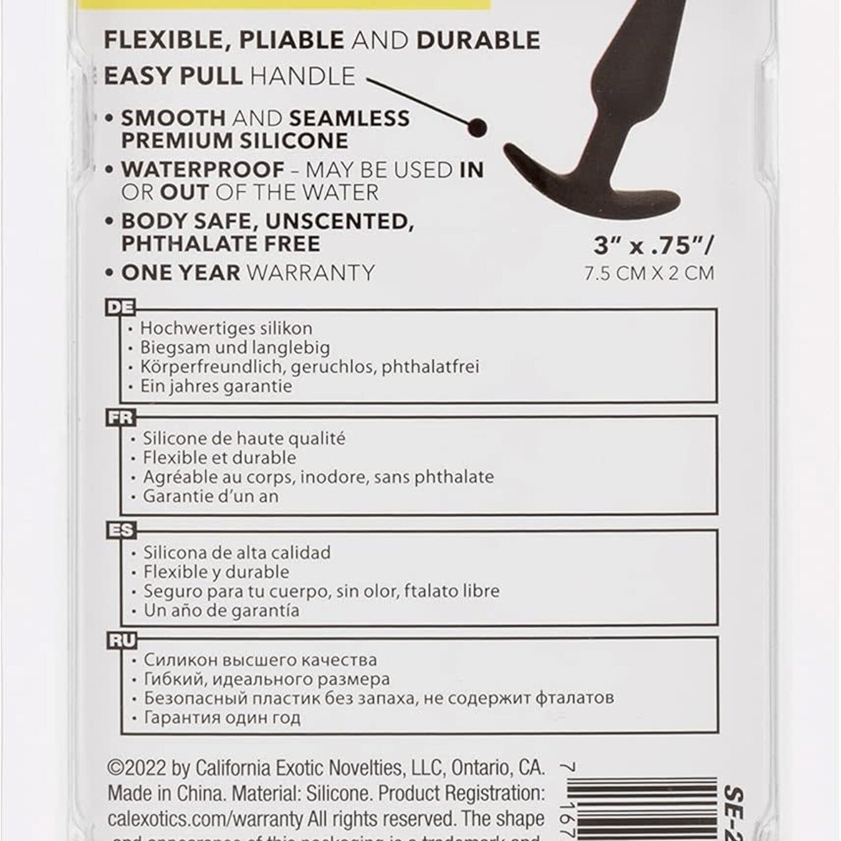 Calexotics Boundless Slim Plug