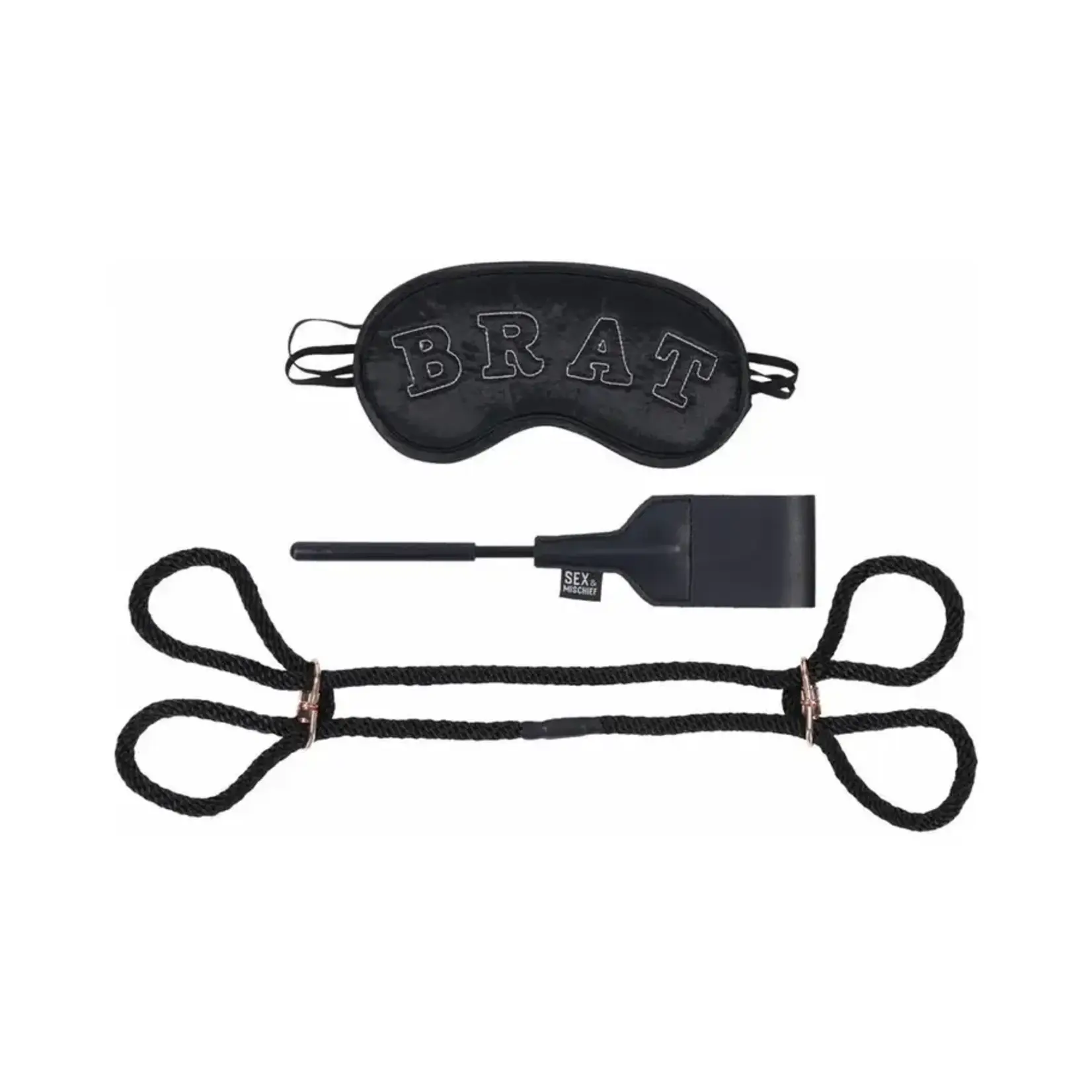 Sportsheets Knotty Brat Kit - Black