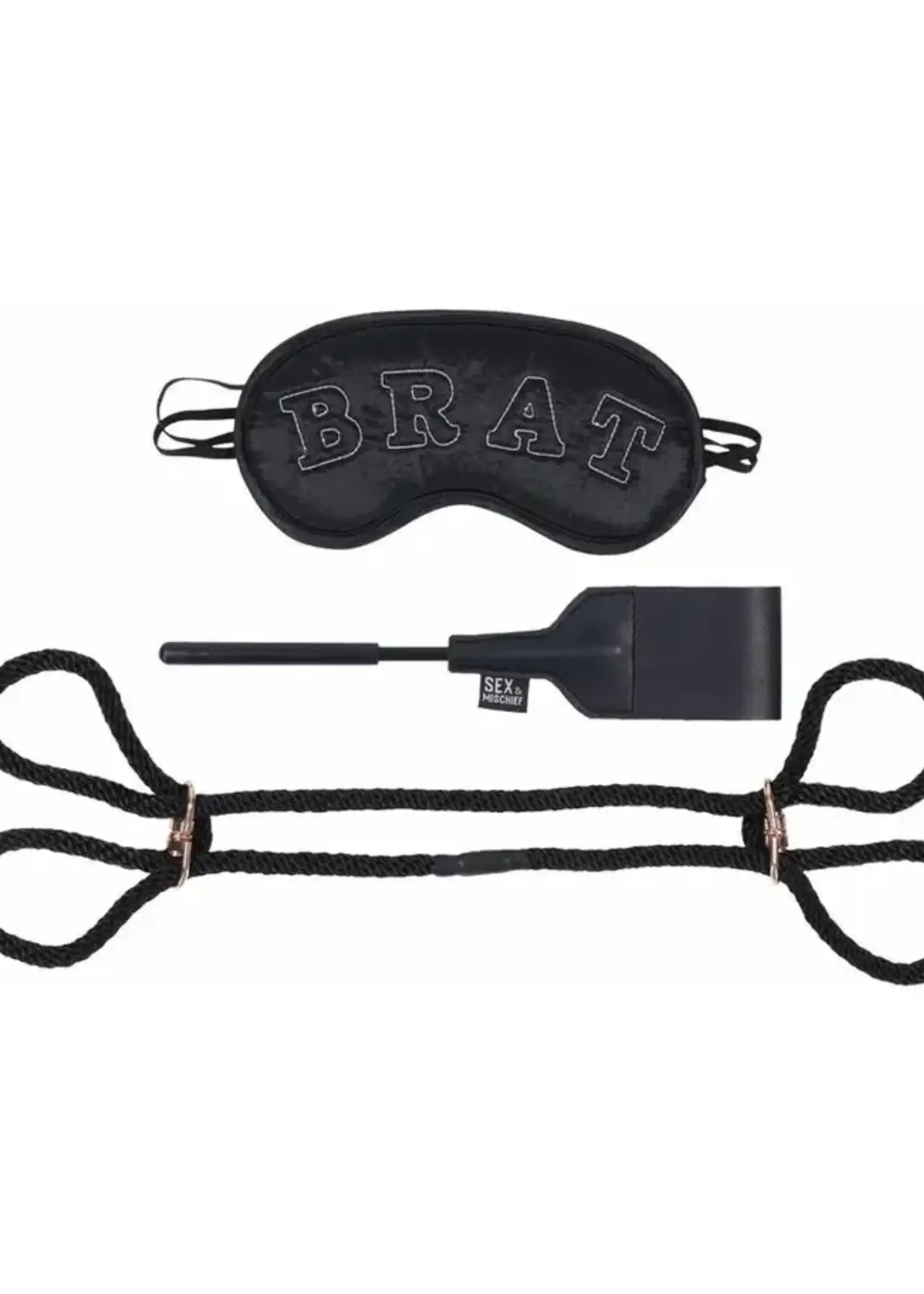 Sportsheets Knotty Brat Kit - Black