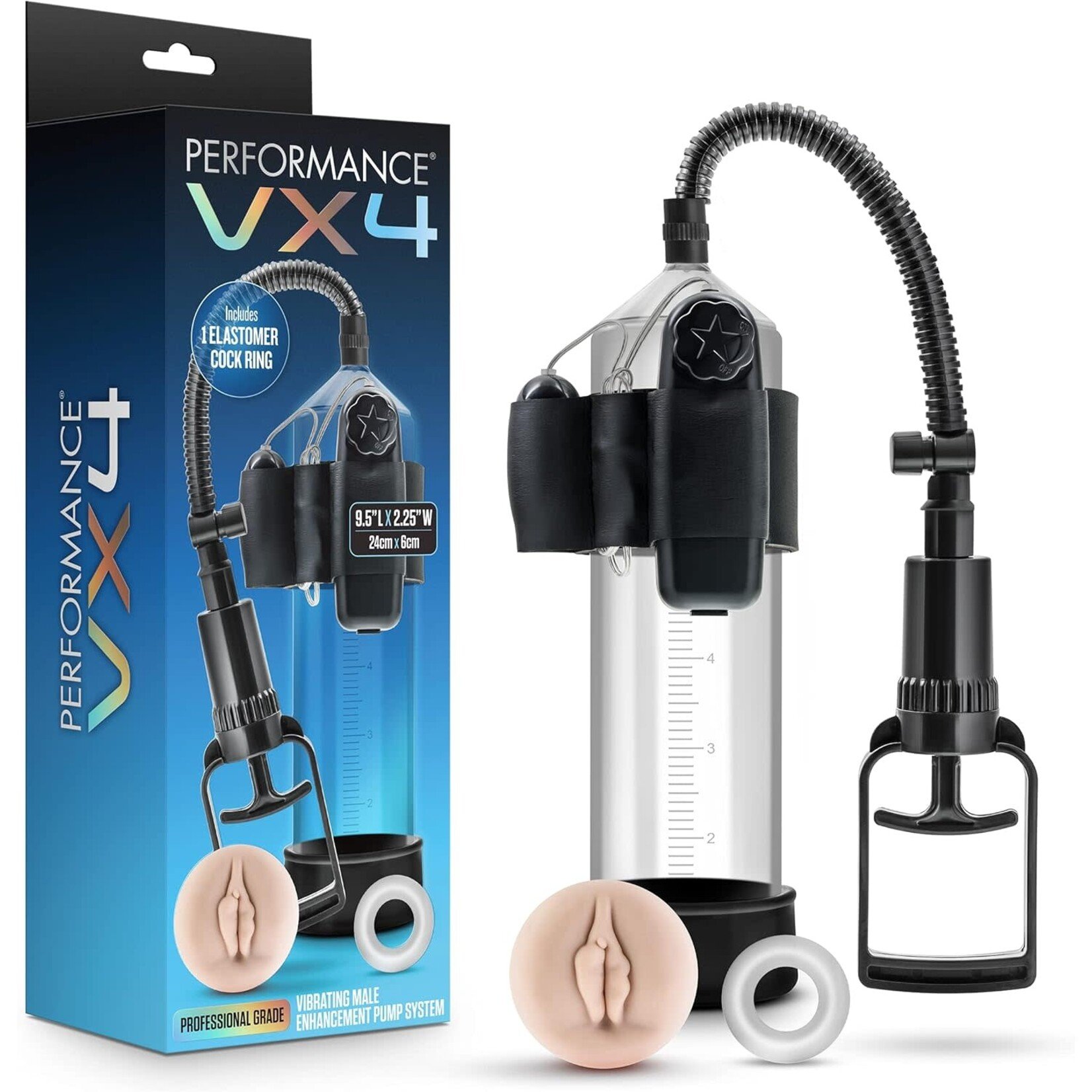 Blush Novelties Performance Vx 4 - Male Enhancement Pump System - Clear